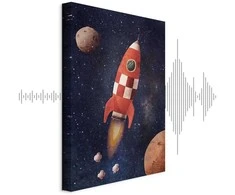 Artgeist Paveikslas - Into the Unknown by Rocket (1 Part) Vertical