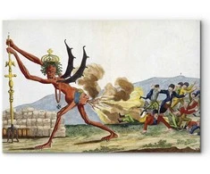 Artgeist Paveikslas - Jacques-Louis David – Caricature of the English Government