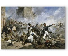 Artgeist Paveikslas - Joaquín Sorolla y Bastida – The death of Pedro Velarde y Santillán during the defence of the Monteleon Artillery Barracks
