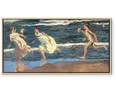 Artgeist Paveikslas - Joaquín Sorolla y Bastida – Running along the Beach