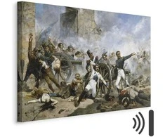Artgeist Paveikslas - Joaquín Sorolla y Bastida – The death of Pedro Velarde y Santillán during the defence of the Monteleon Artillery Barracks