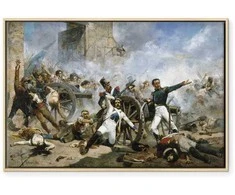 Artgeist Paveikslas - Joaquín Sorolla y Bastida – The death of Pedro Velarde y Santillán during the defence of the Monteleon Artillery Barracks