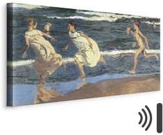 Artgeist Paveikslas - Joaquín Sorolla y Bastida – Running along the Beach