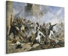 Artgeist Paveikslas - Joaquín Sorolla y Bastida – The death of Pedro Velarde y Santillán during the defence of the Monteleon Artillery Barracks