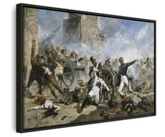 Artgeist Paveikslas - Joaquín Sorolla y Bastida – The death of Pedro Velarde y Santillán during the defence of the Monteleon Artillery Barracks