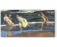 Artgeist Paveikslas - Joaquín Sorolla y Bastida – Running along the Beach