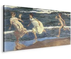 Artgeist Paveikslas - Joaquín Sorolla y Bastida – Running along the Beach