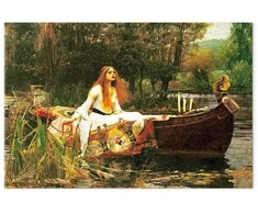 Artgeist Paveikslas - John William Waterhouse – The Lady of Shalott