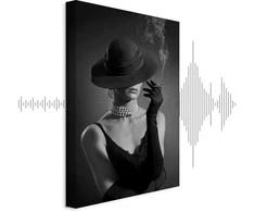 Artgeist Paveikslas - Juodas Elegance (1 Part) Vertical