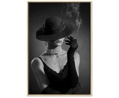 Artgeist Paveikslas - Juodas Elegance (1 Part) Vertical