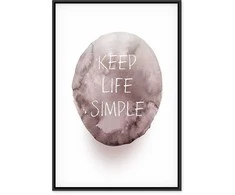 Artgeist Paveikslas - Keep Life Simple (1 Part) Vertical