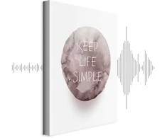 Artgeist Paveikslas - Keep Life Simple (1 Part) Vertical