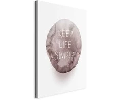 Artgeist Paveikslas - Keep Life Simple (1 Part) Vertical