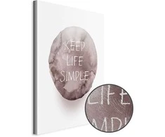 Artgeist Paveikslas - Keep Life Simple (1 Part) Vertical