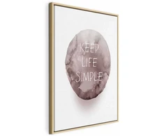 Artgeist Paveikslas - Keep Life Simple (1 Part) Vertical