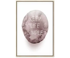 Artgeist Paveikslas - Keep Life Simple (1 Part) Vertical
