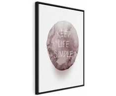 Artgeist Paveikslas - Keep Life Simple (1 Part) Vertical