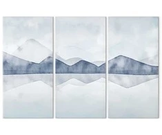 Artgeist Paveikslas - Lake in the Mountains (3 Parts)