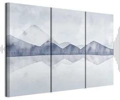 Artgeist Paveikslas - Lake in the Mountains (3 Parts)
