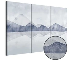 Artgeist Paveikslas - Lake in the Mountains (3 Parts)