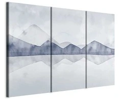 Artgeist Paveikslas - Lake in the Mountains (3 Parts)