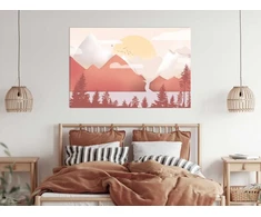 Artgeist Paveikslas - Landscape at Sunset (1 Part) Wide