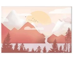 Artgeist Paveikslas - Landscape at Sunset (1 Part) Wide
