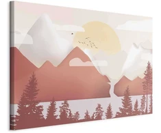 Artgeist Paveikslas - Landscape at Sunset (1 Part) Wide
