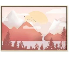Artgeist Paveikslas - Landscape at Sunset (1 Part) Wide