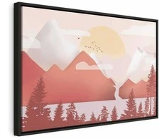 Artgeist Paveikslas - Landscape at Sunset (1 Part) Wide