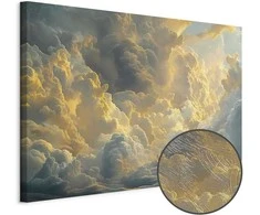 Artgeist Paveikslas - Last Breath of the Day: Clouds Illuminated by Evening Glow