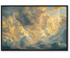 Artgeist Paveikslas - Last Breath of the Day: Clouds Illuminated by Evening Glow
