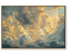 Artgeist Paveikslas - Last Breath of the Day: Clouds Illuminated by Evening Glow