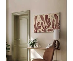 Artgeist Paveikslas - Leaves and spots – large vibrant shapes inspired by Matisse
