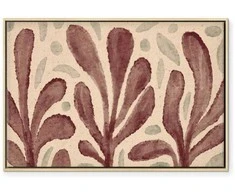 Artgeist Paveikslas - Leaves and spots – large vibrant shapes inspired by Matisse