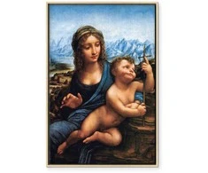 Artgeist Paveikslas - Leonardo da Vinci – Madonna With a Distaff