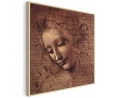 Artgeist Paveikslas - Leonardo da Vinci – Head of a Young Woman (Leda)