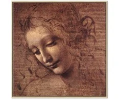 Artgeist Paveikslas - Leonardo da Vinci – Head of a Young Woman (Leda)