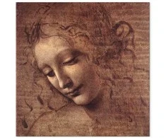 Artgeist Paveikslas - Leonardo da Vinci – Head of a Young Woman (Leda)