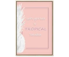 Artgeist Paveikslas - Let's Get Lost in Tropical Paradise (1 Part) Vertical