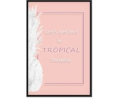 Artgeist Paveikslas - Let's Get Lost in Tropical Paradise (1 Part) Vertical