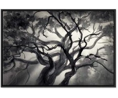 Artgeist Paveikslas - Lighted Branches (1 Part) Wide