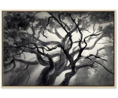 Artgeist Paveikslas - Lighted Branches (1 Part) Wide