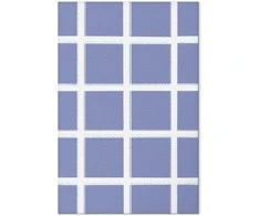 Artgeist Paveikslas - Lines and Symmetry - Expressive Baltas Grid on a Mėlyna Background