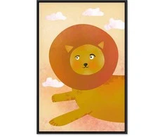 Artgeist Paveikslas - Lion's Fun (1 Part) Vertical