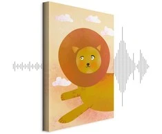 Artgeist Paveikslas - Lion's Fun (1 Part) Vertical