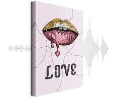 Artgeist Paveikslas - Liquid Lips (1 Part) Vertical