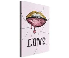Artgeist Paveikslas - Liquid Lips (1 Part) Vertical