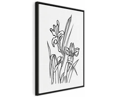Artgeist Paveikslas - Love Irises (1 Part) Vertical