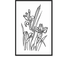 Artgeist Paveikslas - Love Irises (1 Part) Vertical